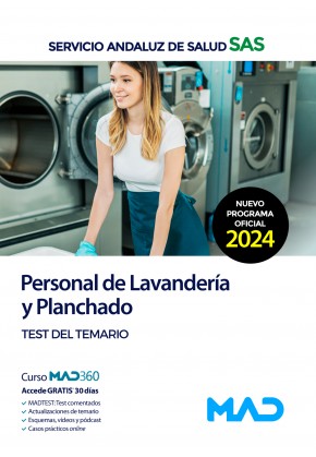 Personal de Lavandería y Planchado. Servicio Andaluz de Salud (SAS) Test del temario