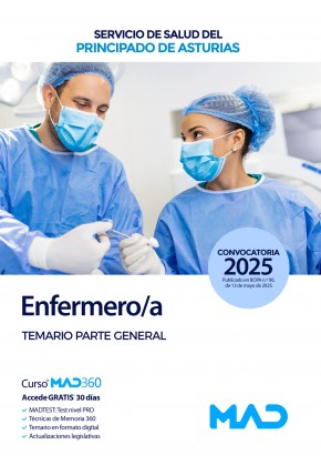 Enfermero/a. Servicio de Salud del Principado de Asturias (SESPA) Temario. Parte general