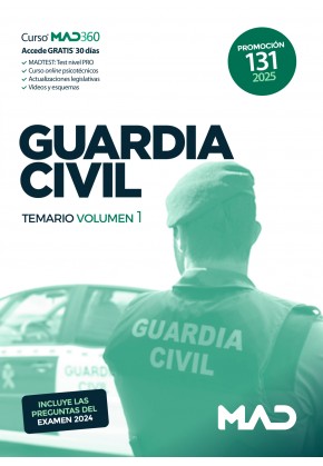 Guardia Civil. Temario. Volumen 1
