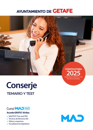 Ayuntamiento de Getafe. Conserje. Temario y test