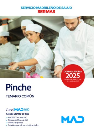 Servicio Madrileño de Salud (SERMAS) Pinche. Temario común