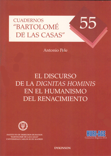 El discurso de la Dignitas Hominis en el humanismo del renacimiento. 9788415455240