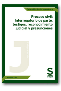 Proceso civil. Interrogatorio de parte, testigos, reconocimiento judicial y presunciones