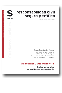 Daños personales en accidentes de circulación