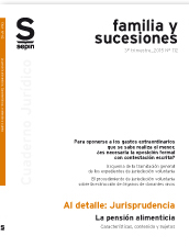 La pensión alimenticia. Características, contenido y sujetos 