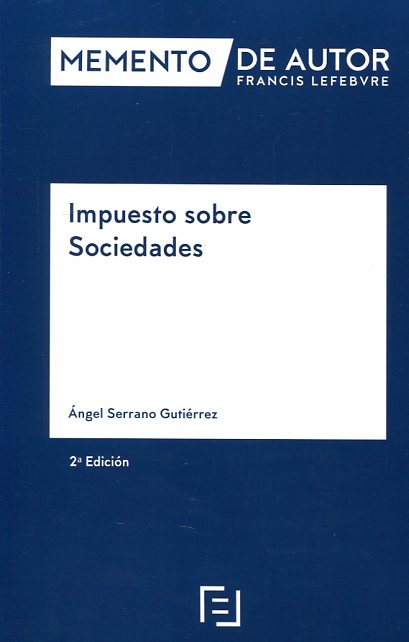 Memento de Autor. Impuesto sobre Sociedades 