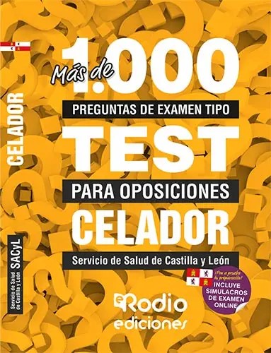 Celadores del Servicio de Salud de Castilla y León. Más de 1.000 preguntas de examen tipo test
