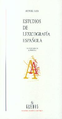 Estudios lexicografia española
