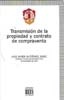 Transmisión de la propiedad y contrato de compraventa. 9788429015454