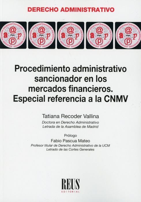 Procedimiento administrativo sancionador en los mercados financieros