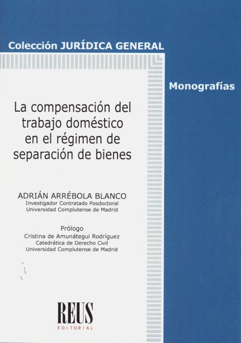 La compensación del trabajo doméstico en el régimen de separación de bienes