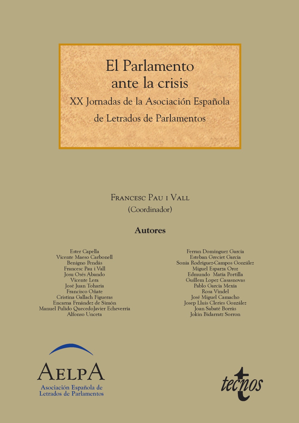 El Parlamento ante la crisis