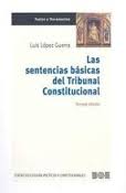 Las Sentencias básicas del Tribunal Constitucional