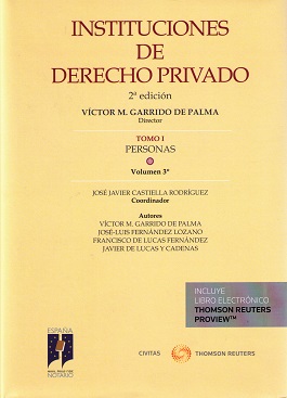 Instituciones de Derecho Privado. Tomo I. Personas. Volumen III. 9788447053964