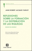 Reflexiones sobre la formación y la distribución de las riquezas