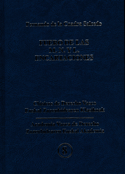 Fuero de las M. N. y L. Encartaciones