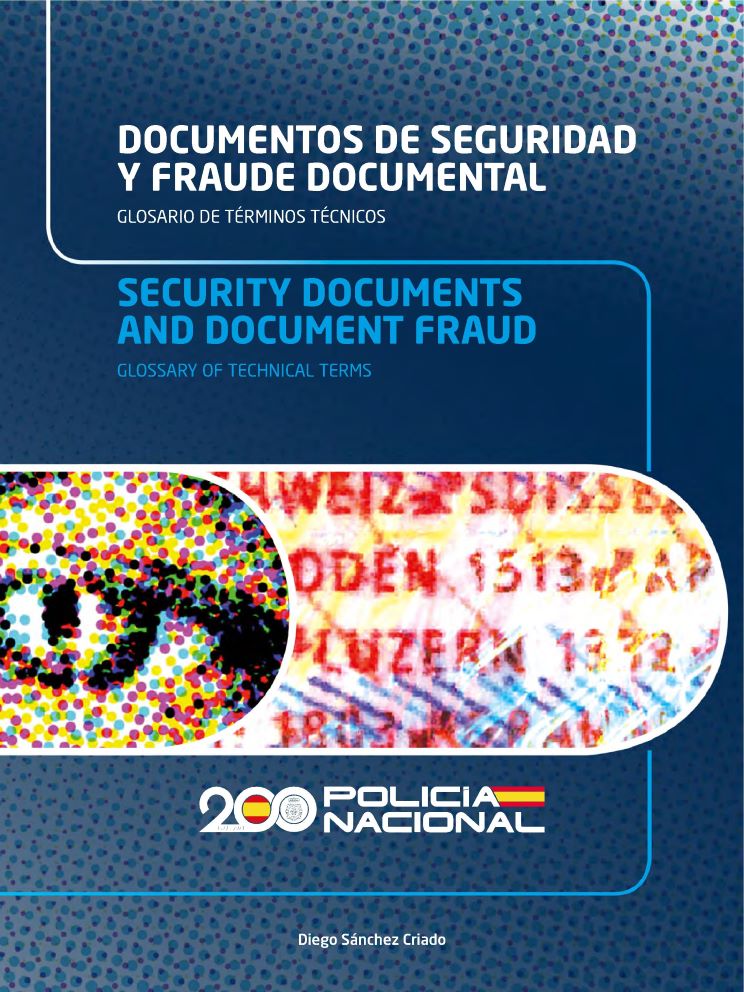 Documentos de seguridad y fraude documental. Glosario de términos técnicos