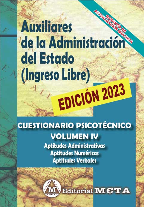 Auxiliares de la Administración General del Estado. Ingreso Libre. Temario. Volumen IV / 