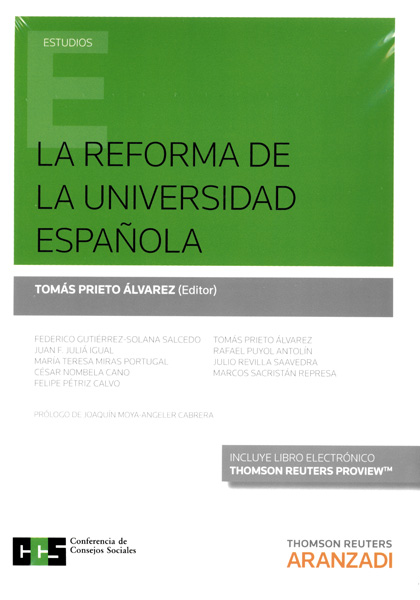 La reforma de la universidad española