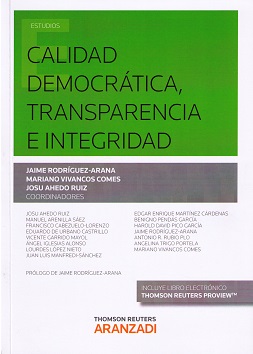 Calidad democrática, transparencia e integridad