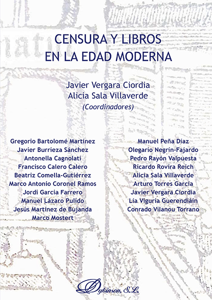 Censura y libros en la Edad Moderna. 9788491482536