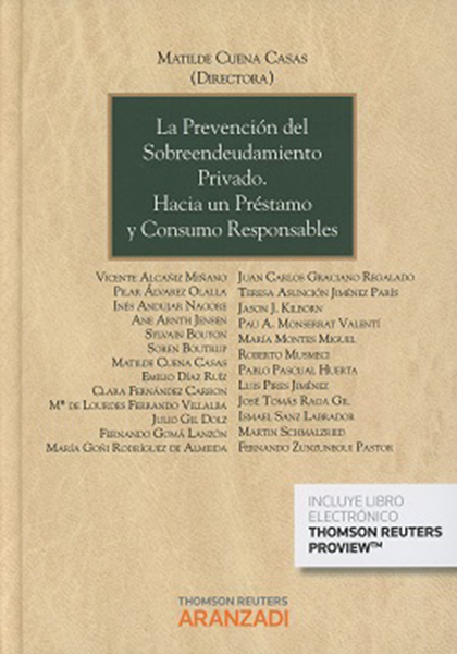 La prevención del sobreendeudamiento privado. Hacia un préstamo y consumo responsable 