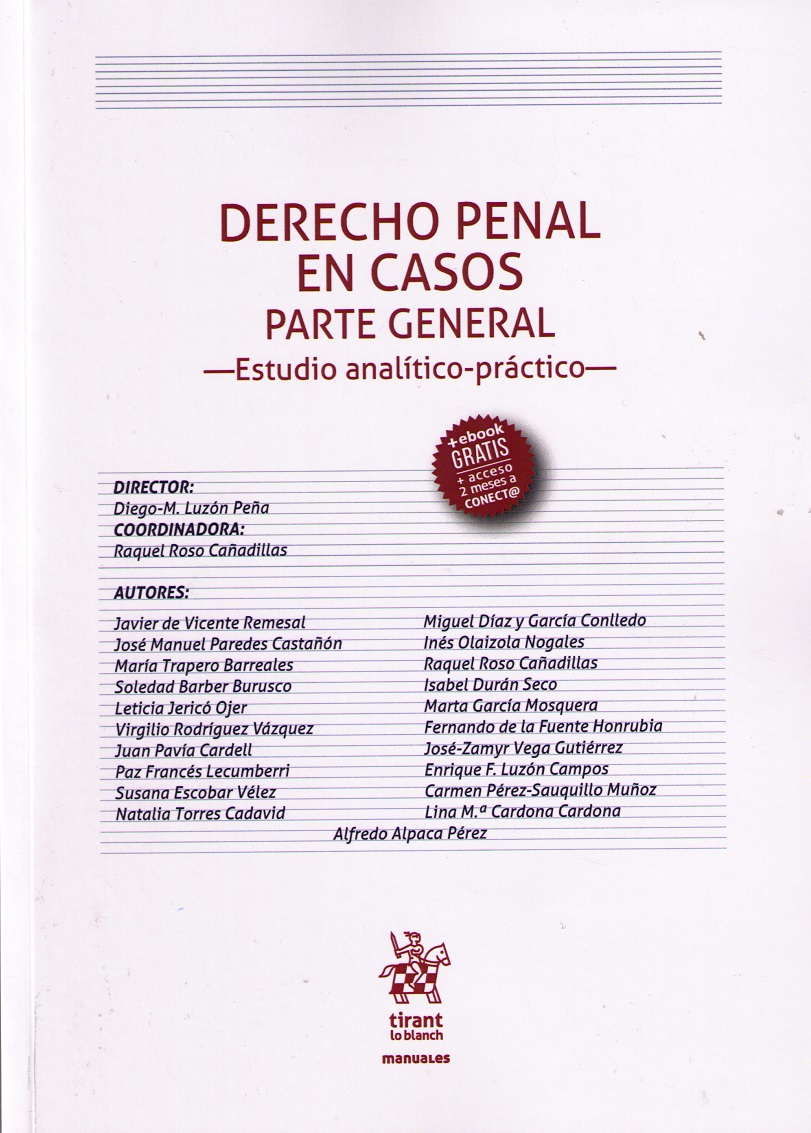 Derecho penal en casos. Parte general