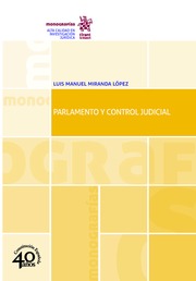 Parlamento y Control Judicial