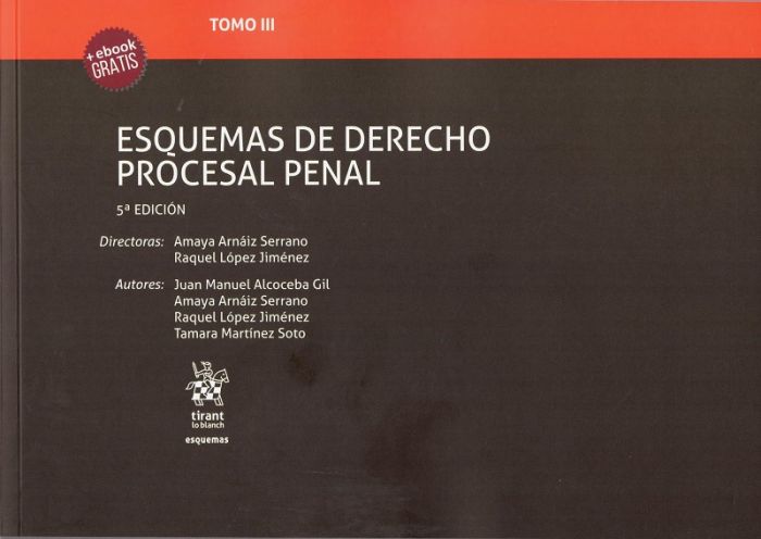 Tomo III. Esquemas de derecho procesal penal