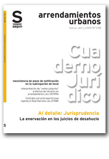 La enervación en los juicios de desahucio