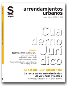 La renta en los arrendamientos de viviendas y locales. Contratos posteriores al 1 de enero de 1995