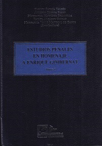 Estudios penales homenaje a Enrique Gimbernat