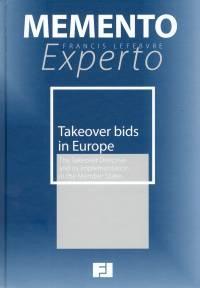 Memento experto takeover bids in Europe