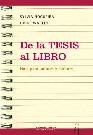 De la tesis al libro