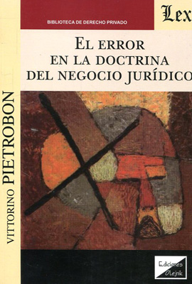El error en la doctrina del negocio jurídico