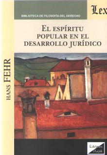 El espíritu popular en el desarrollo jurídico