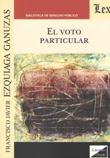 El voto particular. 9789563926620