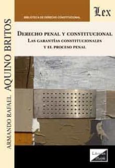 Derecho penal y constitucional. Las garantías constitucionales y el proceso penal. 9789563928075