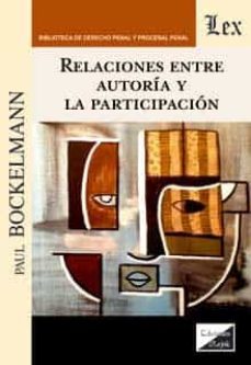 Relaciones entre autoría y la participación