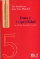 Pena y culpabilidad en el Estado democrático de derecho