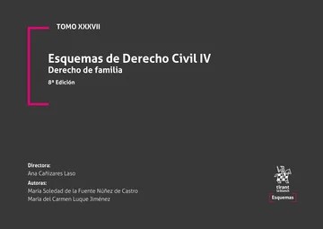 Tomo XXXVII. Esquemas de Derecho Civil IV. Derecho de Familia