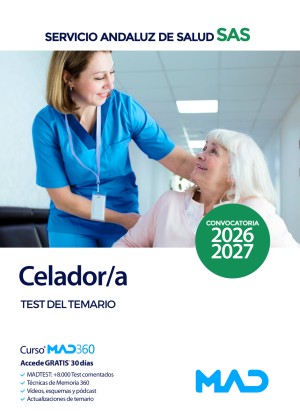 Servicio Andaluz de Salud (SAS) Celador/a. Test del temario