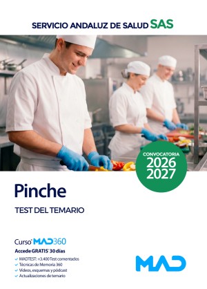Servicio Andaluz de Salud (SAS) Pinche. Test del temario