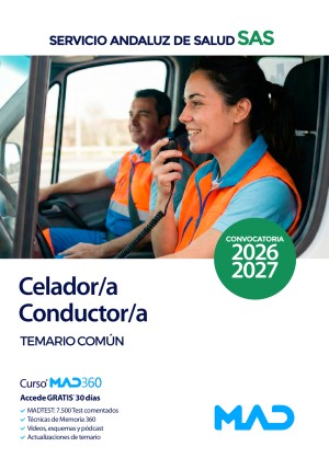Servicio Andaluz de Salud (SAS) Celador/a-Conductor/a. Temario común