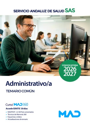 Servicio Andaluz de Salud (SAS) Administrativo/a. Temario Común