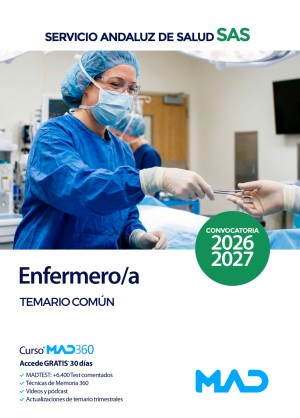 Servicio Andaluz de Salud (SAS) Enfermero/a. Temario común