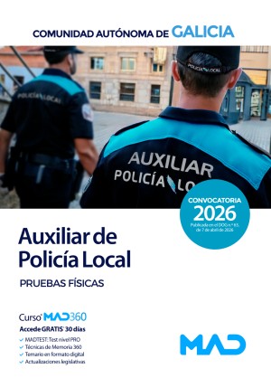 Comunidad Autónoma de Galicia. Auxiliar de la Policía Local. Pruebas físicas