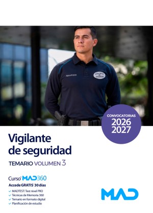 Ministerio del Interior. Vigilante de seguridad. Temario. Volumen 3