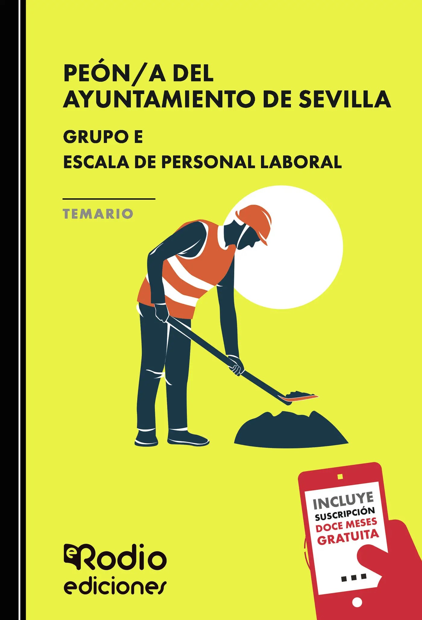 Peón/a del Ayuntamiento de Sevilla. Grupo E. Escala de personal laboral. Temario