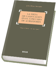 La pieza de calificación en el concurso de acreedores